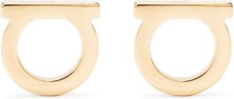 Ferragamo Golden Gancini Earrings