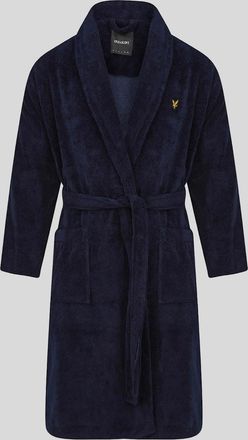 Lyle & Scott Lyle And Scott Mens Towelling Dressing Gown - Navy - Size: XL