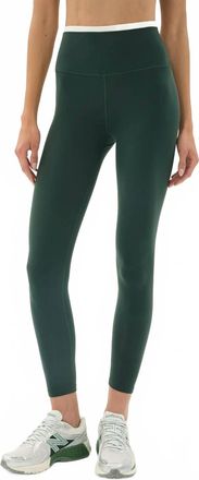 SPLITS59 Womens Dual Airweight Leggings In Military/white