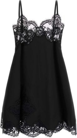 Dolce & Gabbana Black Satin Mini Dress