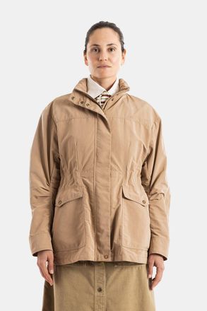 Moncler Womens Short Nades Beige Parka Down Jackets Coat