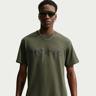 Nike Mens Nike Sportswear Premium Essentials T-Shirt in Green | IM9341-325