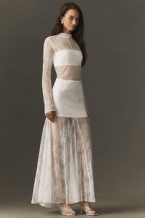 Shona Joy Labyrinth Lace Maxi Dress