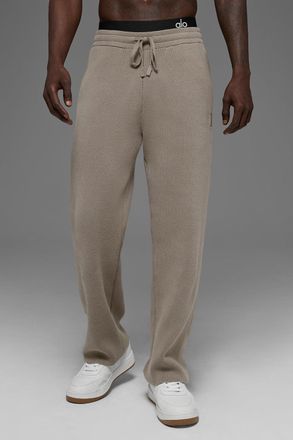 Alo | Scholar Straight Leg Sweatpant in Light Cocoa, Size: 2XL