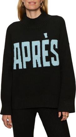 Sanctuary Apr&eacute;s Sweater in Black/Multi at Nordstrom Rack, Size Small