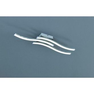 Trio Leuchten Trio Lighting - Plaf&oacute;n Moderno 3 Led Varillas Onduladas 3000k Ruta Negro Trio Iluminaci&oacute;n