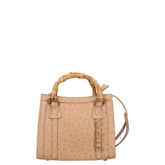 Ga&euml;lle Paris Tassen, Dames, Beige, ONE Size, Leer, Gaelle