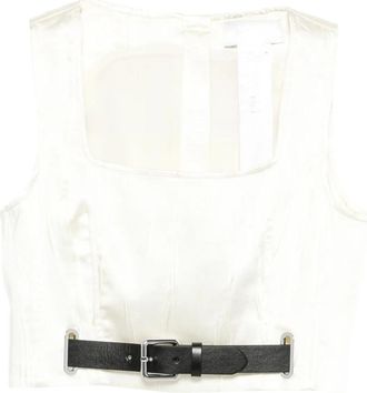 Sportmax Belt Square-neck Top