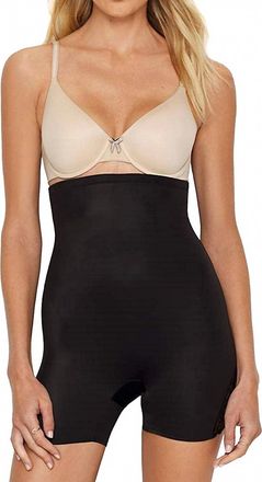 Miraclesuit Shape Away With Back Magic Lace Hi-Waist Boyshort In Black