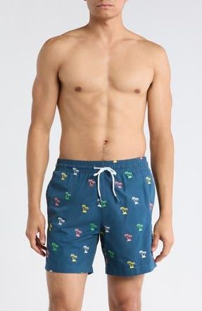 Trunks Surf & Swim Co. Sano 6.5-Inch Swim Shorts in Soft Blue at Nordstrom Rack, Size X-Large