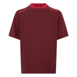 HUGO BOSS Camiseta de algod&oacute;n - Tops - Hombre - Rojo - 2XL
