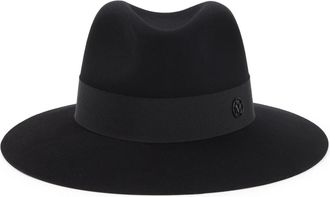 Maison Michel Black Wool Henrietta Hat-Donna
