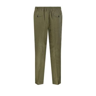 Santaniello Straight Trousers, male, Green, Size: 2XL Irno Pant