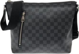 Louis Vuitton Pre-owned Vintage Graphite Schoudertas - Heren - Vintage Schoudertas - Grijs - ONE Size - Vintage