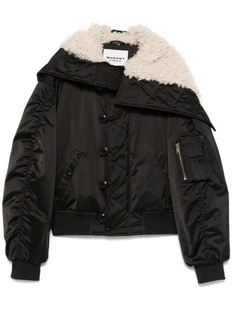 Isabel Marant Elisa jacket - women - Artificial Fur/Polyester - 42 - Black