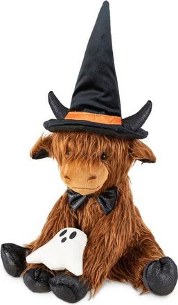 Glitzhome Halloween Fall or Christmas Fabric Highland Cow in Black at Nordstrom, Size Large