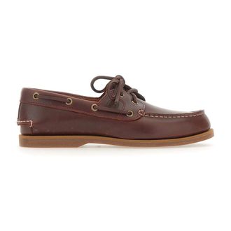 Timberland Sailor Shoes, female, Brown, Size: 6 1/2 US Classic 2-Eye Boat Shoe
