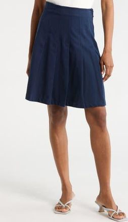 DL1961 Pleated Miniskirt in Bright Navy at Nordstrom Rack, Size 25