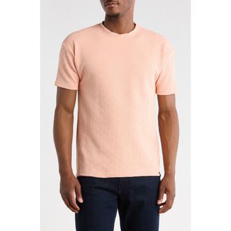T.R. Premium Textured Knit T-Shirt in Dark Pink at Nordstrom Rack, Size Xx-Large