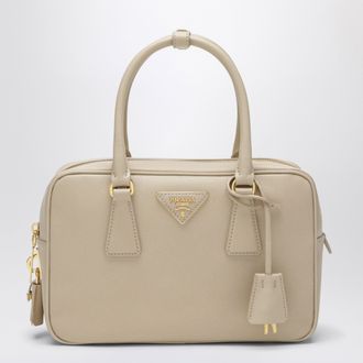 Prada Black Saffiano leather top-handle bag