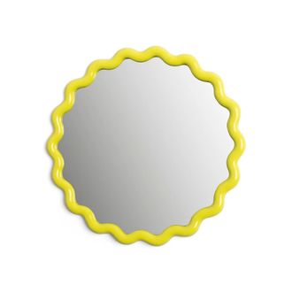 &Klevering Zigzag Spiegel &Oslash; 35 cm, gelb
