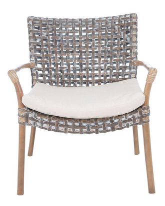 Safavieh Collette Rattan Accent Chair W/ Cushion