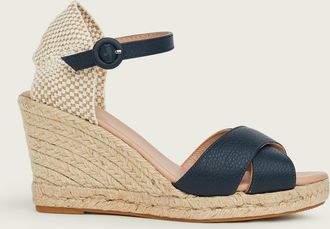 L.k. Bennett Womens Angele Casual Sandals, Navy - Size UK 8