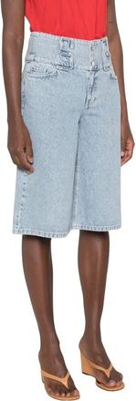 Stine Goya Mujer, Pantalones cortos, Azul, Talla: W24
