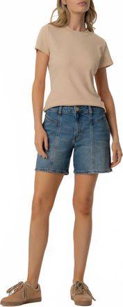 Kut from the Kloth Hailey High Rise Shorts In Shine Wash