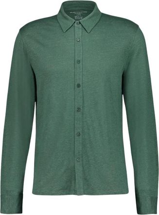 Majestic Filatures Hombre, Camisas, Verde, Talla: XL