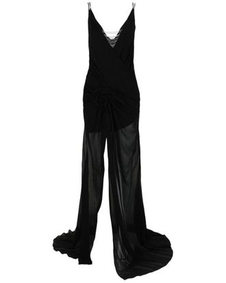 Givenchy Evening Draped Silk Dress