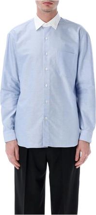Salvatore Piccolo Alberto Shirt - Heren - Zakelijke Overhemden - Blauw - XL - Katoen - Overhemden