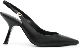 Just Cavalli Jasmine Sling Back - Dames - Pumps - Zwart - 41 EU - Leer - Schoenen