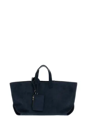 A.P.C. Blue Suede Le Drummer Tote Bag