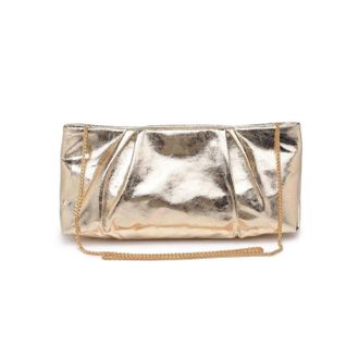 Urban Expression Womens Franny Clutch Bag In Gold