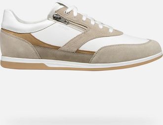 Geox Scarpe Renan Uomo Beige/bianco
