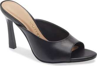 Bottero Peeptoe Slide Sandal in Preto at Nordstrom, Size 10