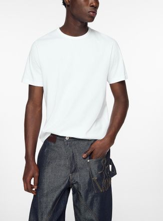 J.W.Anderson Mens Anchor embroidery T-shirt