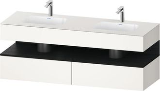 Duravit Qatego Lavabo Encastrado Con Base De Lavabo Consola, - Duravit