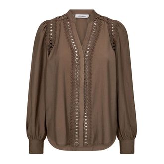 Co'Couture Blouses - female - CoCouture - Blouses - Brown - XS - Blouses & Shirts