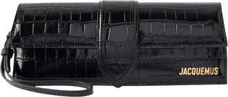 Jacquemus Black La Bambino Large Clutch