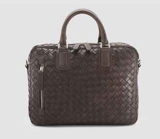 Officine Creative Armor 011 Hand-Woven Shoulder Bag in Brown at Nordstrom