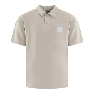 Stone Island Slim Fit Polo Shirt met Korte Mouwen - Heren - Polos - Grijs - S - Katoen - Tops