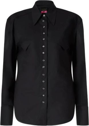 Pinko Pinko, Overhemden, Dames, Zwart, XS, Maggiolino Shirt