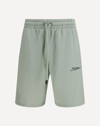 Off-white Type Machine Arrow Skate Sweat Shorts with front logo Male XL