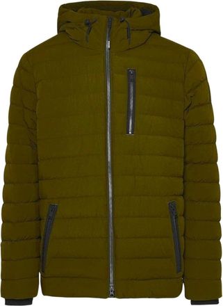 Moose Knuckles Mens Hooper Park Green Down Jacket Nylon - Size Medium