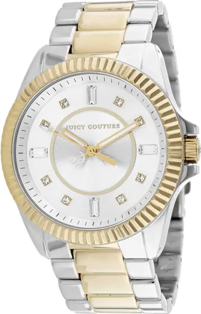 Juicy Couture Womens Stella Silver Round 40mm