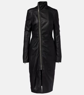 Rick Owens Gary leather coat