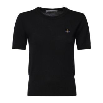 Vivienne Westwood Dames, Truien, Zwart, Maat: S Wol