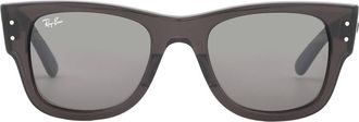Ray-Ban Mega Wayfarer Dark Grey Square Unisex Sunglasses RB0840S 1406B1 51